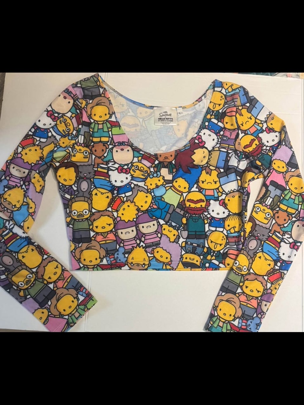 The Simpsons x Hello Kitty Top by JapanLaClothing Kawaii Rare Collaboration